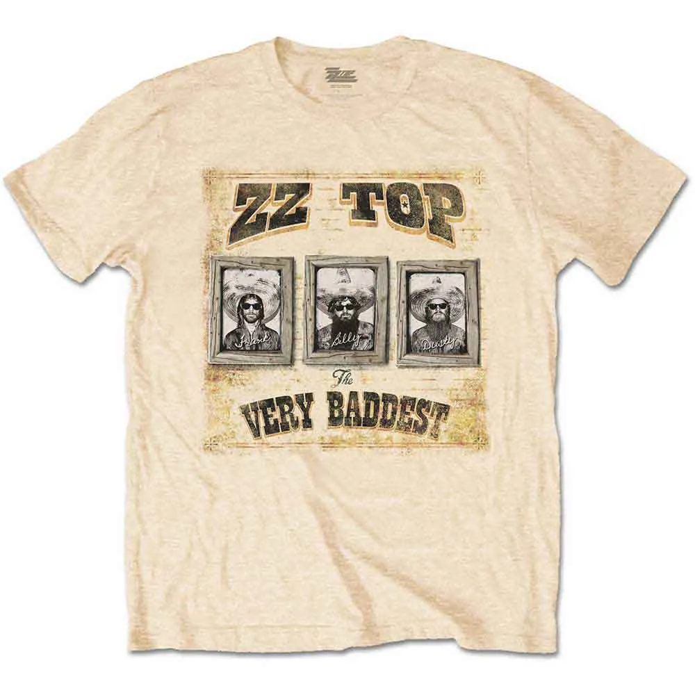 ZZ Top "Very Baddest" Vegas Gold T shirt